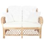 Two-seater rattan sofa by vidaXL, Sofas - Ref: Foro24-325472, Price: 373,53 €, Discount: %
