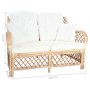 Two-seater rattan sofa by vidaXL, Sofas - Ref: Foro24-325472, Price: 373,53 €, Discount: %