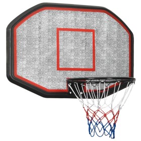 Tablero de baloncesto polietileno negro 109x71x3 cm