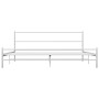 Bettgestell aus weißem Metall, 200 x 200 cm von vidaXL, Betten und Lattenroste - Ref: Foro24-284698, Preis: 94,25 €, Rabatt: %