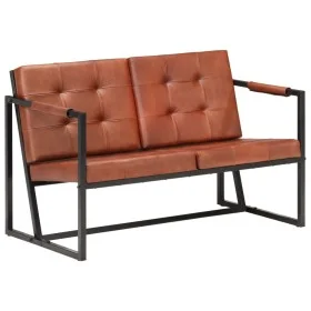 2-Sitzer-Sofa aus echtem braunem Ziegenleder von vidaXL, Sofas - Ref: Foro24-288283, Preis: 401,89 €, Rabatt: %