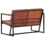 2-Sitzer-Sofa aus echtem braunem Ziegenleder von vidaXL, Sofas - Ref: Foro24-288283, Preis: 401,89 €, Rabatt: %