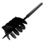 Earth drill with triple spiral handle black steel 200 mm by vidaXL, Helical augers - Ref: Foro24-141028, Price: 59,64 €, Disc...