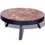 Round coffee table made of recycled teak wood by vidaXL, Coffee table - Ref: Foro24-241714, Price: 143,57 €, Discount: %