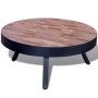 Round coffee table made of recycled teak wood by vidaXL, Coffee table - Ref: Foro24-241714, Price: 143,57 €, Discount: %