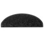Alfombrillas para escaleras 10 unidades 65x21x4 cm Negro