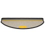 Alfombrillas para escaleras 10 unidades 65x21x4 cm Negro