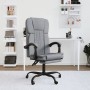 Hellgrauer, verstellbarer Bürostuhl aus Stoff von vidaXL, Bürostühle - Ref: Foro24-349617, Preis: 119,14 €, Rabatt: %