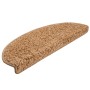 Felpudos para escaleras 10 unidades 65x21x4 cm Beige
