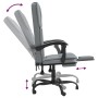 Hellgrauer, verstellbarer Bürostuhl aus Stoff von vidaXL, Bürostühle - Ref: Foro24-349617, Preis: 119,14 €, Rabatt: %