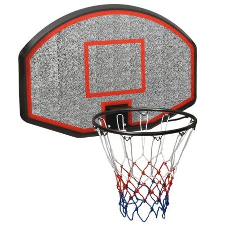 Tablero de baloncesto polietileno negro 90x60x2 cm