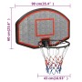 Tablero de baloncesto polietileno negro 90x60x2 cm