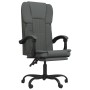 Dunkelgrauer, verstellbarer Bürostuhl aus Stoff von vidaXL, Bürostühle - Ref: Foro24-349618, Preis: 119,14 €, Rabatt: %