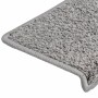 Alfombrillas para escaleras 10 unidades 65x21x4 cm Gris Borde