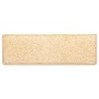Alfombrillas para escaleras 10 unidades 65x21x4 cm Crema Borde