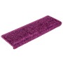 Alfombrillas para escaleras 10 unidades 65x21x4 cm violeta