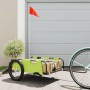 Fahrradanhänger aus Eisen und grünem Oxford-Stoff von vidaXL, Fahrradanhänger - Ref: Foro24-94179, Preis: 95,80 €, Rabatt: %