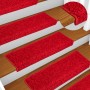 Alfombrillas para escaleras 10 unidades 65x21x4 cm Borde
