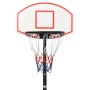 Weißer Basketballkorb aus Polyethylen, 216–250 cm von vidaXL, Basketballkörbe - Ref: Foro24-93655, Preis: 87,88 €, Rabatt: %