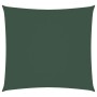 Toldo de vela cuadrado tela Oxford verde oscuro 3x3 m