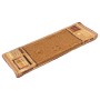 Alfombrillas de escalera autoadhesivas 10 uds beige 65x21x4 cm