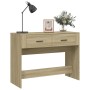 Mesa consola madera contrachapada roble Sonoma 100x39x75 cm de vidaXL, Mesas - Ref: Foro24-816779, Precio: 67,38 €, Descuento: %