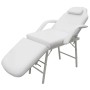 Camilla de esteticista cuero sintético blanca 185x78x76 cm de vidaXL, Sillones de masaje - Ref: Foro24-110041, Precio: 199,95...