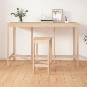 Tall solid pine wood bar table 180x80x110 cm by vidaXL, Kitchen and dining tables - Ref: Foro24-822162, Price: 125,82 €, Disc...