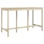 Tall solid pine wood bar table 180x80x110 cm by vidaXL, Kitchen and dining tables - Ref: Foro24-822162, Price: 125,82 €, Disc...