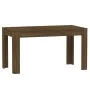 Brown oak plywood dining table 140x74.5x76 cm by vidaXL, Kitchen and dining tables - Ref: Foro24-815200, Price: 101,94 €, Dis...