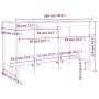 Stehtisch aus massivem Zirbenholz 180x80x110 cm von vidaXL, Küchen- und Esstische - Ref: Foro24-822162, Preis: 127,15 €, Raba...