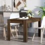 Brown oak plywood dining table 140x74.5x76 cm by vidaXL, Kitchen and dining tables - Ref: Foro24-815200, Price: 101,94 €, Dis...