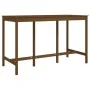 High bar table solid pine wood honey brown 180x80x110 cm by vidaXL, Kitchen and dining tables - Ref: Foro24-822165, Price: 20...