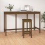Hoher Stehtisch aus massivem Kiefernholz, honigbraun, 180 x 80 x 110 cm von vidaXL, Küchen- und Esstische - Ref: Foro24-82216...