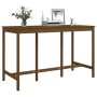Hoher Stehtisch aus massivem Kiefernholz, honigbraun, 180 x 80 x 110 cm von vidaXL, Küchen- und Esstische - Ref: Foro24-82216...