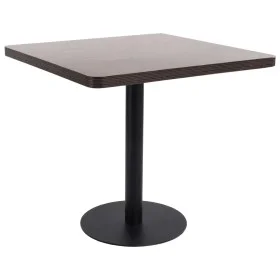 Dark brown MDF bistro table 80x80 cm by vidaXL, Kitchen and dining tables - Ref: Foro24-286434, Price: 153,11 €, Discount: %