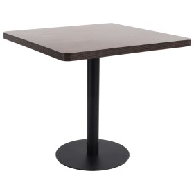 Dunkelbrauner MDF-Bistrotisch 80x80 cm von vidaXL, Küchen- und Esstische - Ref: Foro24-286434, Preis: 144,39 €, Rabatt: %