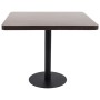 Dunkelbrauner MDF-Bistrotisch 80x80 cm von vidaXL, Küchen- und Esstische - Ref: Foro24-286434, Preis: 144,39 €, Rabatt: %