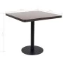 Dark brown MDF bistro table 80x80 cm by vidaXL, Kitchen and dining tables - Ref: Foro24-286434, Price: 153,11 €, Discount: %