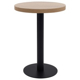 Hellbrauner MDF-Bistrotisch 60 cm von vidaXL, Küchen- und Esstische - Ref: Foro24-286421, Preis: 134,96 €, Rabatt: %
