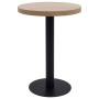 Light brown MDF bistro table 60 cm by vidaXL, Kitchen and dining tables - Ref: Foro24-286421, Price: 135,16 €, Discount: %