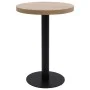 Mesa de bistró MDF marrón claro 60 cm de vidaXL, Mesas de cocina y de comedor - Ref: Foro24-286421, Precio: 131,67 €, Descuen...