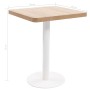 Hellbrauner MDF-Bistrotisch 60x60 cm von vidaXL, Küchen- und Esstische - Ref: Foro24-286429, Preis: 167,98 €, Rabatt: %