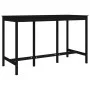 High bar table solid black pine wood 180x80x110 cm by vidaXL, Kitchen and dining tables - Ref: Foro24-822166, Price: 208,28 €...
