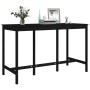 High bar table solid black pine wood 180x80x110 cm by vidaXL, Kitchen and dining tables - Ref: Foro24-822166, Price: 211,56 €...
