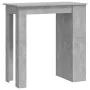 Hochtisch mit Ablagefläche betongrau 102x50x103,5 cm von vidaXL, Küchen- und Esstische - Ref: Foro24-809471, Preis: 69,73 €, ...