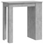 Hochtisch mit Ablagefläche betongrau 102x50x103,5 cm von vidaXL, Küchen- und Esstische - Ref: Foro24-809471, Preis: 70,13 €, ...