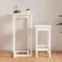 High bar table solid white pine wood 60x60x110 cm by vidaXL, Kitchen and dining tables - Ref: Foro24-822178, Price: 63,91 €, ...
