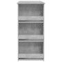 Hochtisch mit Ablagefläche betongrau 102x50x103,5 cm von vidaXL, Küchen- und Esstische - Ref: Foro24-809471, Preis: 70,13 €, ...