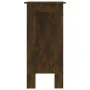Mesa alta con estante roble ahumado 102x50x103,5 cm de vidaXL, Mesas de cocina y de comedor - Ref: Foro24-812963, Precio: 64,...